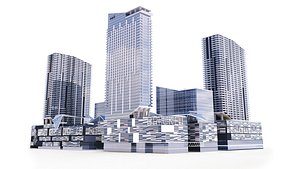 Brickell centre  Miami 3D model