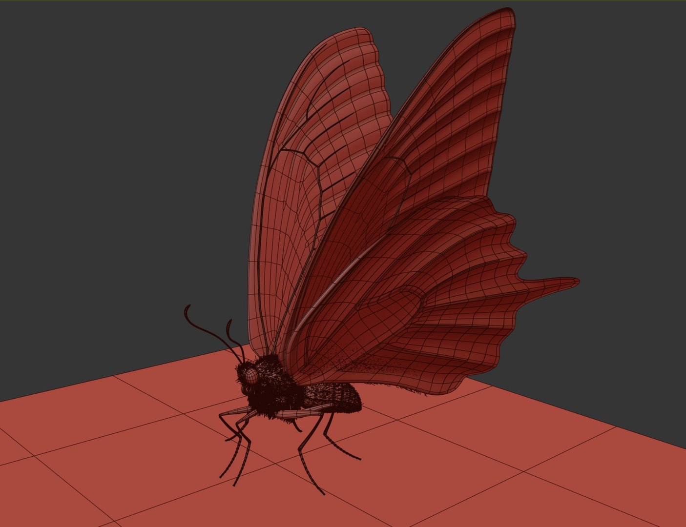 3D Realistic Swallowtail Butterfly Insect - TurboSquid 1580177