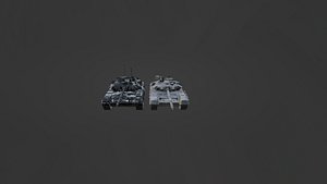 3D tank T-90