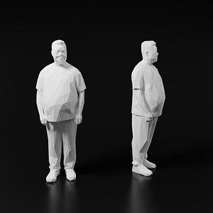Lowpoly Person 9 model