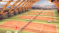 Wooden Structure - Tennis Hall