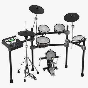 Electronic Drum Kit Generic 3D Model