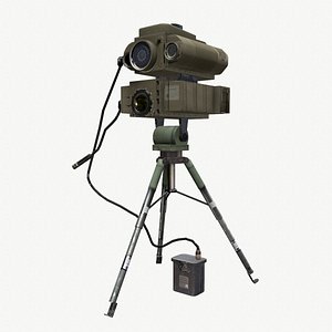 AN PED 1 LASER DESIGNATOR ON A TRIPOD