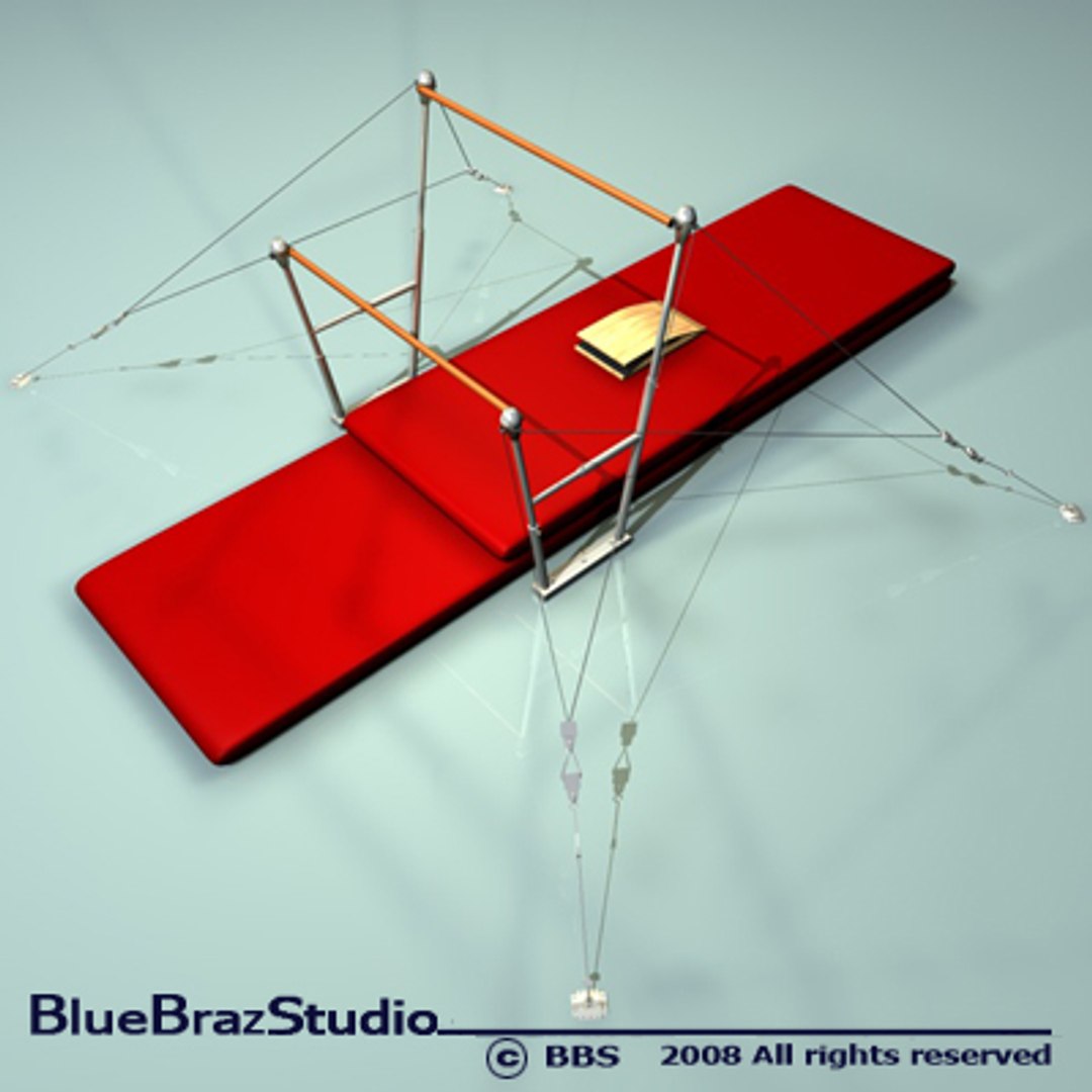 3d Model Uneven Parallel Bars