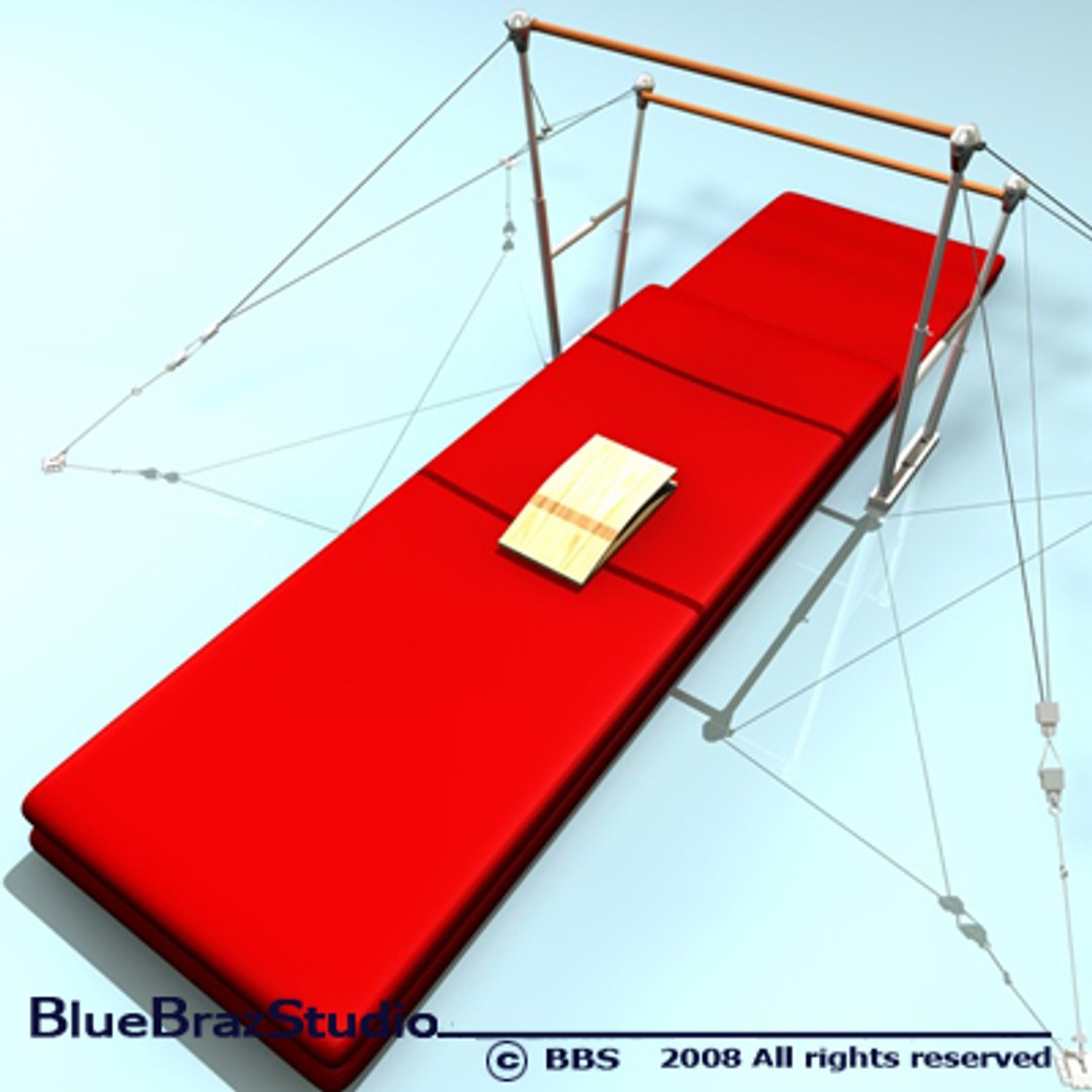 3d Model Uneven Parallel Bars
