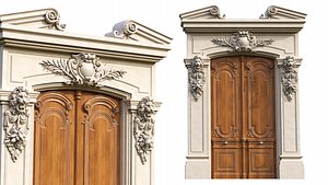 Front Entrance Home Classic Design 4 3D