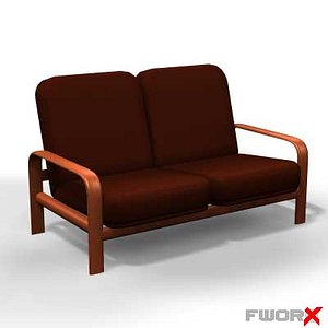 chair waiting 3d model