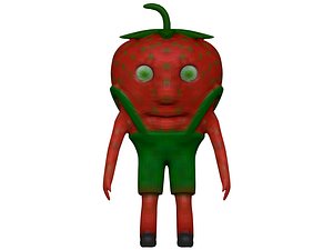 Cartoon Strawberry model