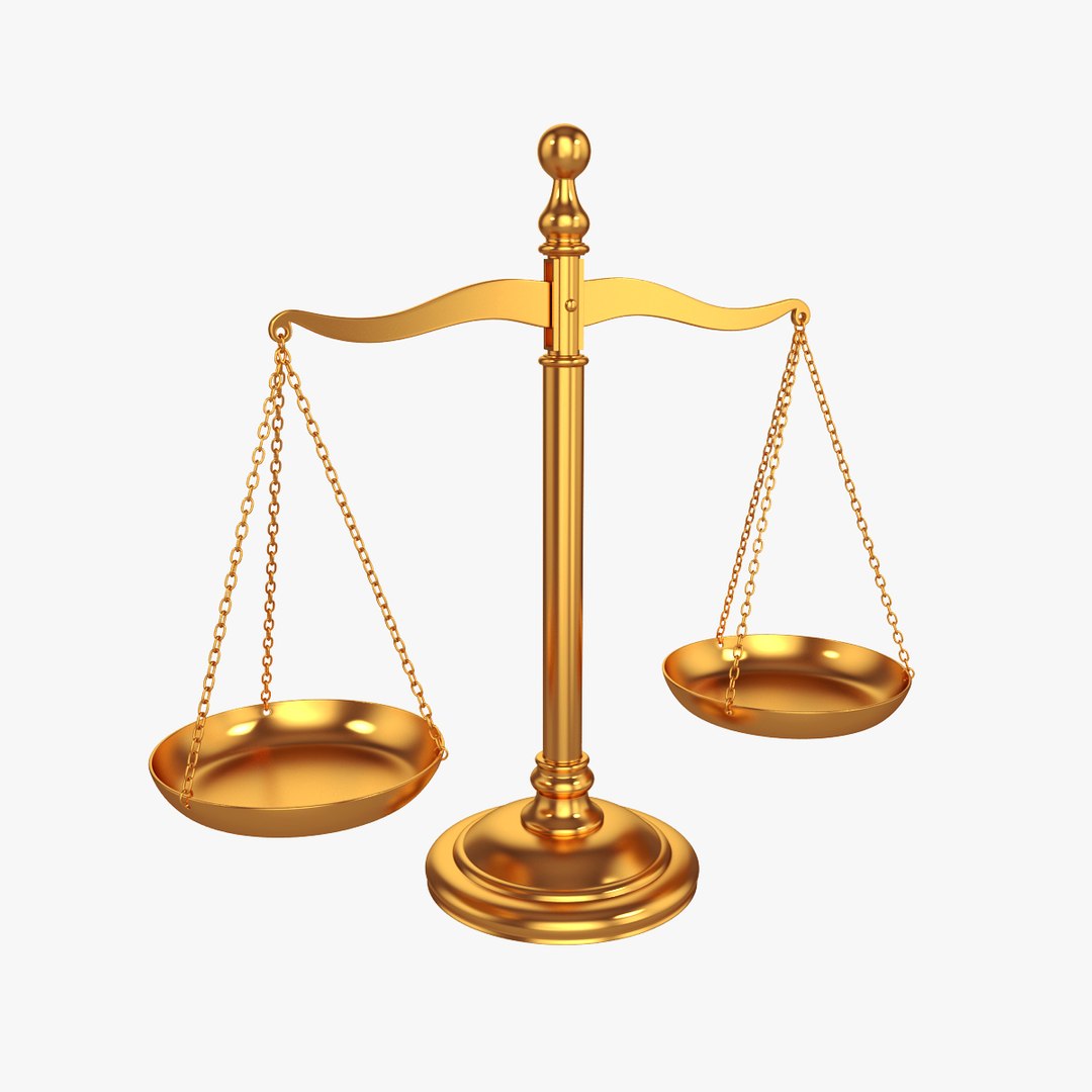 Scale justice 3D model - TurboSquid 1531454