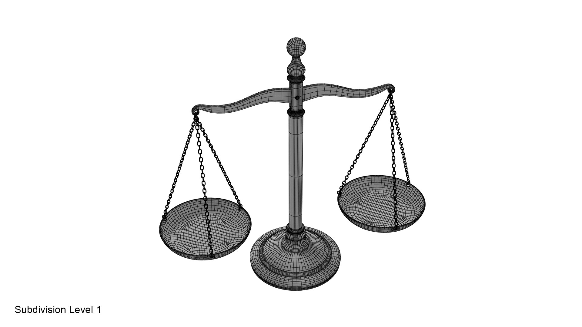 Scale justice 3D model - TurboSquid 1531454