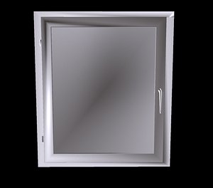 simple window 3D model