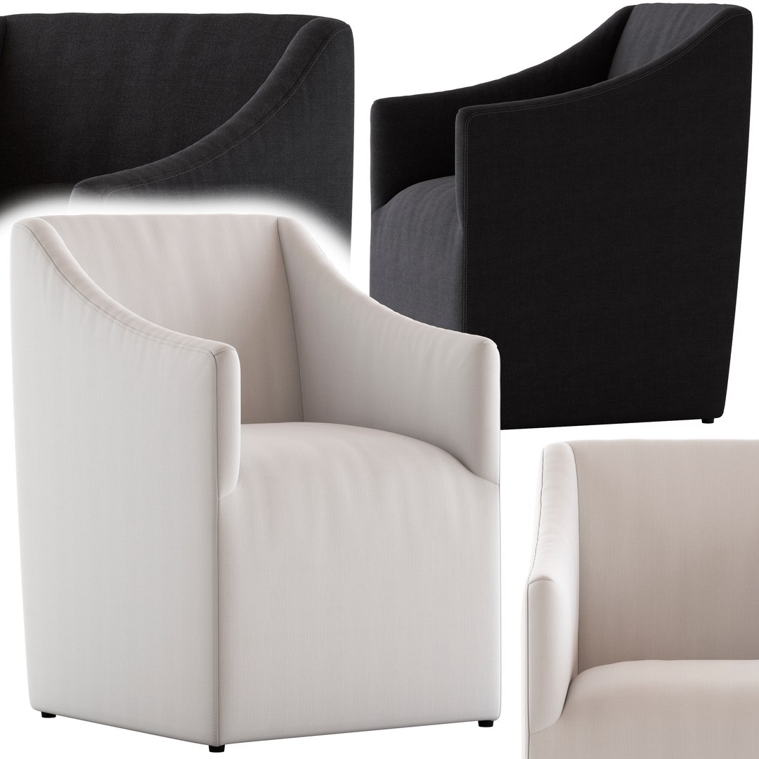 3D model Coco Republic Avalon Dining Chair - TurboSquid 2166487