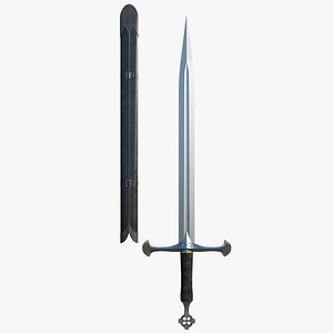 Sword PBR Unity UE V-Ray Arnold Textures Included