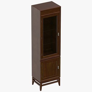 3D classical display cabinet model