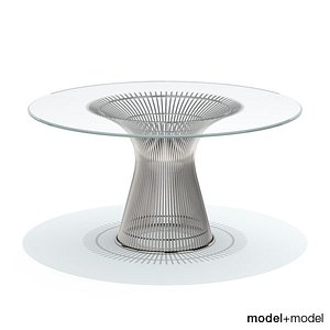 3d platner dining table knoll