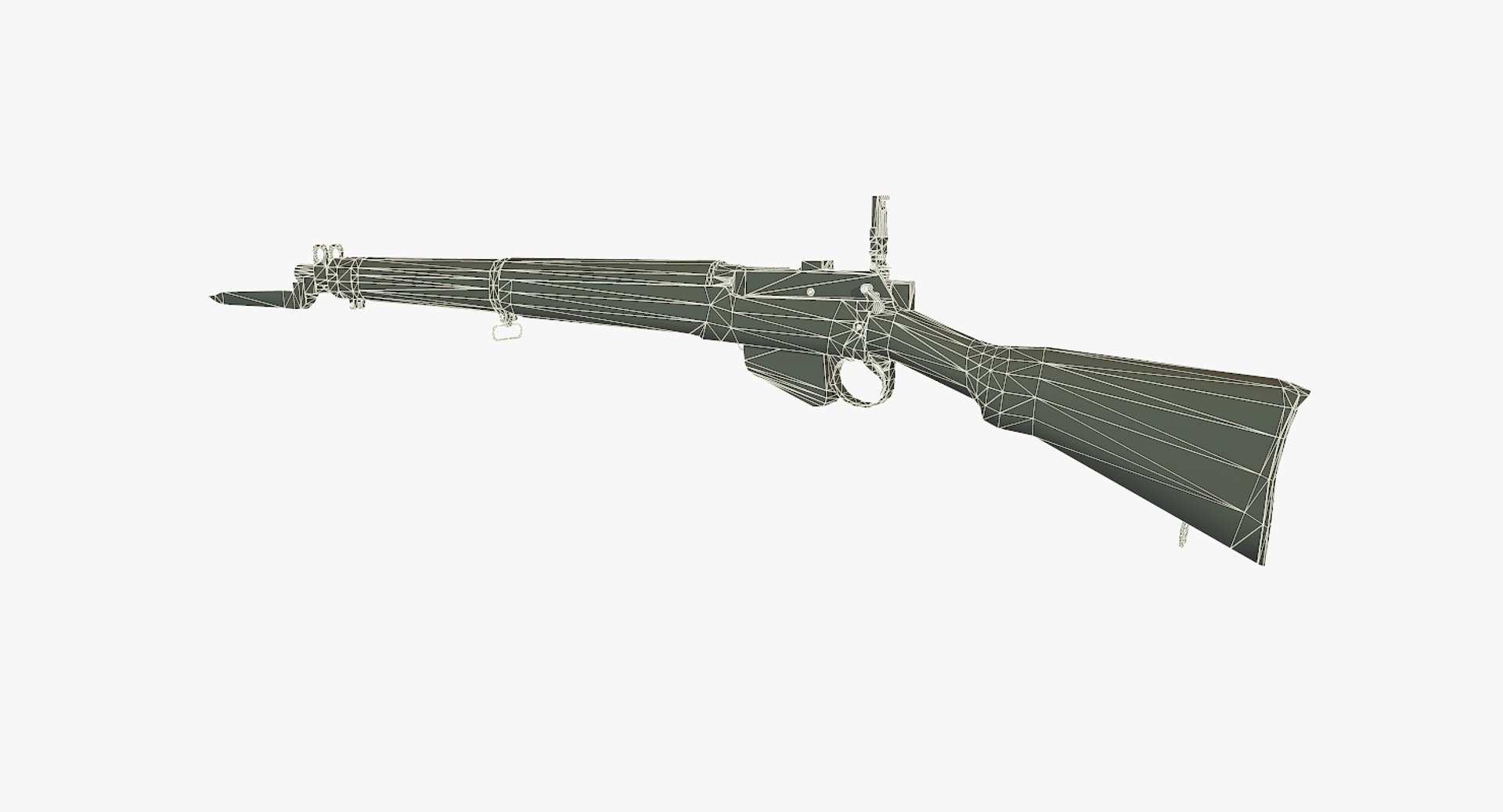 3d Rifle Games Model