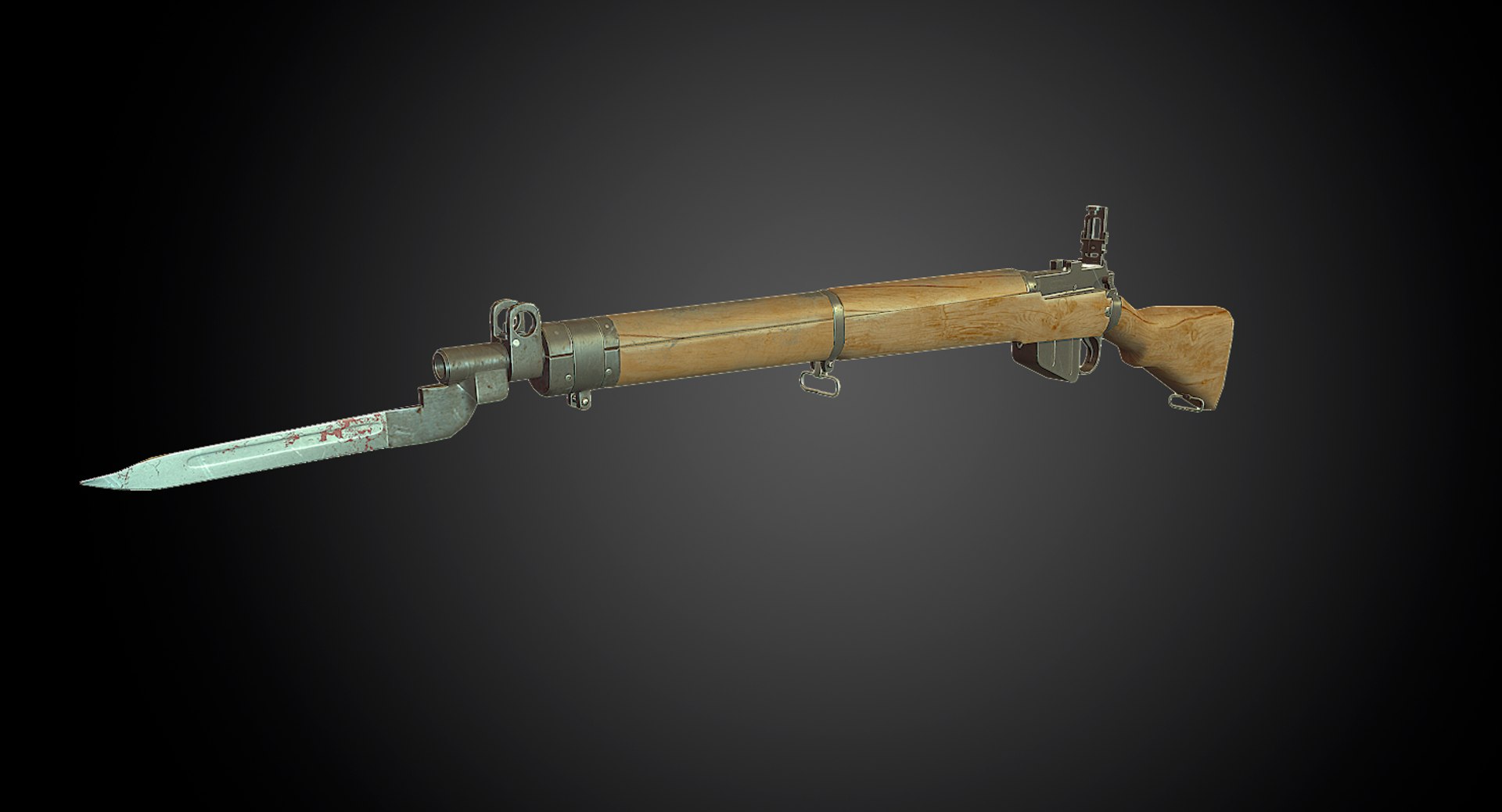 3d Rifle Games Model