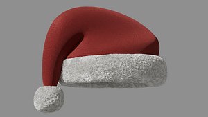 Rigged Chistmas Hat 3D model