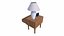 Table de chevet Low-poly PBR
