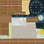 Table de chevet Low-poly PBR