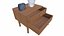 Table de chevet Low-poly PBR
