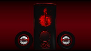 Musical speaker "ROCK"