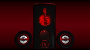 Musical speaker "ROCK"