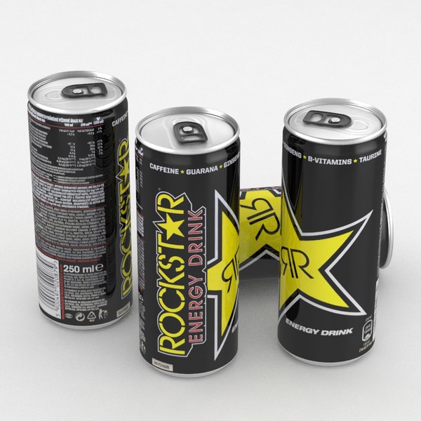 飲料缶ロックスターエナジードリンク250ml3Dモデル - TurboSquid 1215792