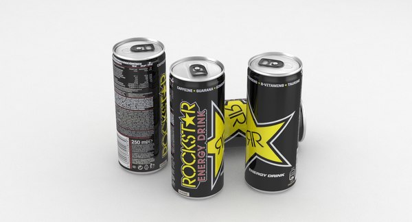 飲料缶ロックスターエナジードリンク250ml3Dモデル - TurboSquid 1215792