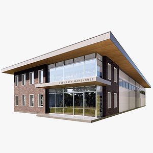 3D model warehouse and office