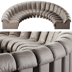 Ds-600 Modular Sofa 3D model