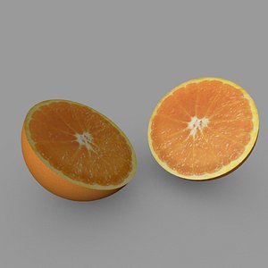 3D model orange