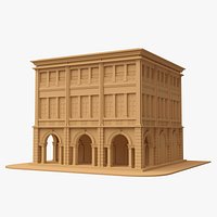 Three Story  Building 001