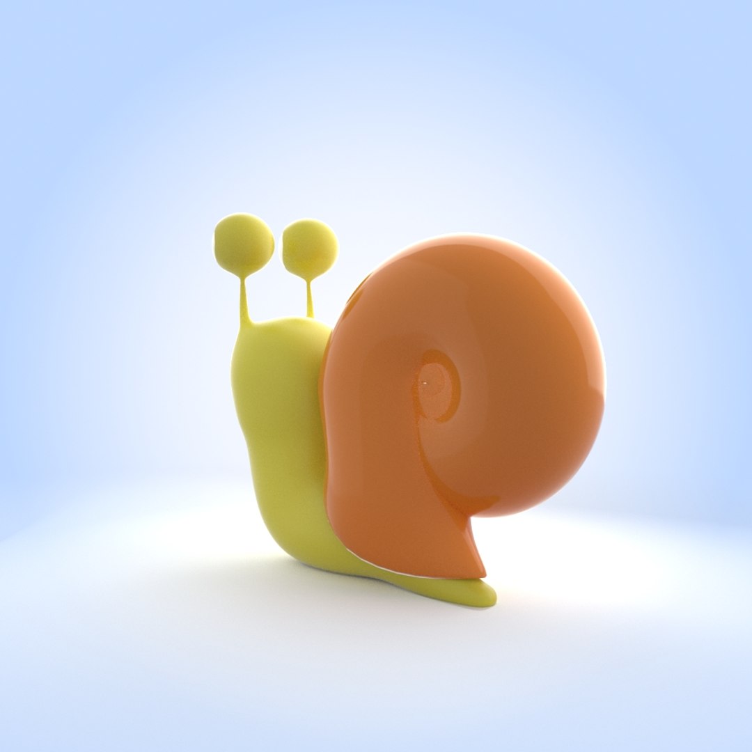 3D Model Snail - TurboSquid 1799875