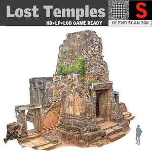 3d model of lost temples 24k