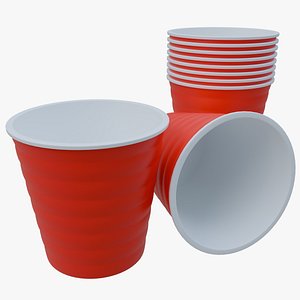 Plastic Cup V2 3D model