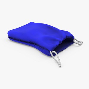 Blue Cloth Pouch
