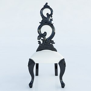 Diva Rocker Glam_BAROQUE HIGH BACK CHAIR