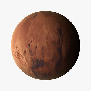 3d model mars planets