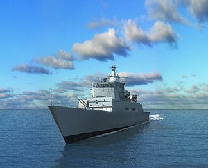 3ds max naval warship