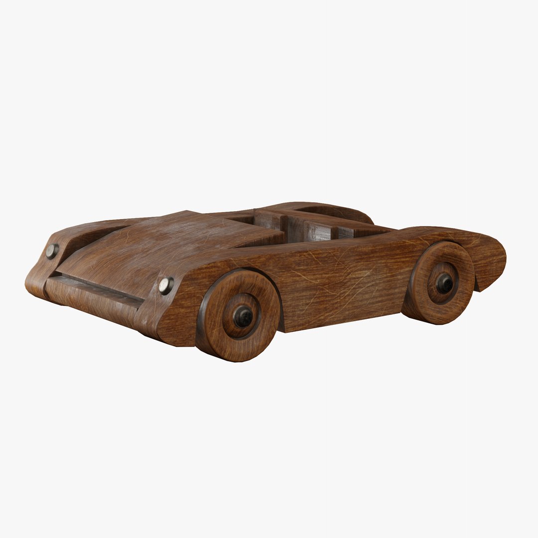 3D Antique wooden toy car collection - TurboSquid 1976612