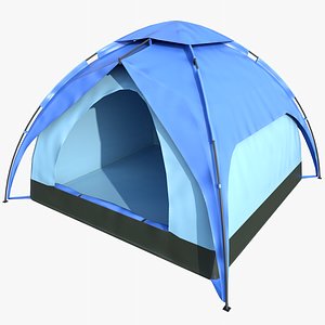 3D Tent 48 with PBR 4K