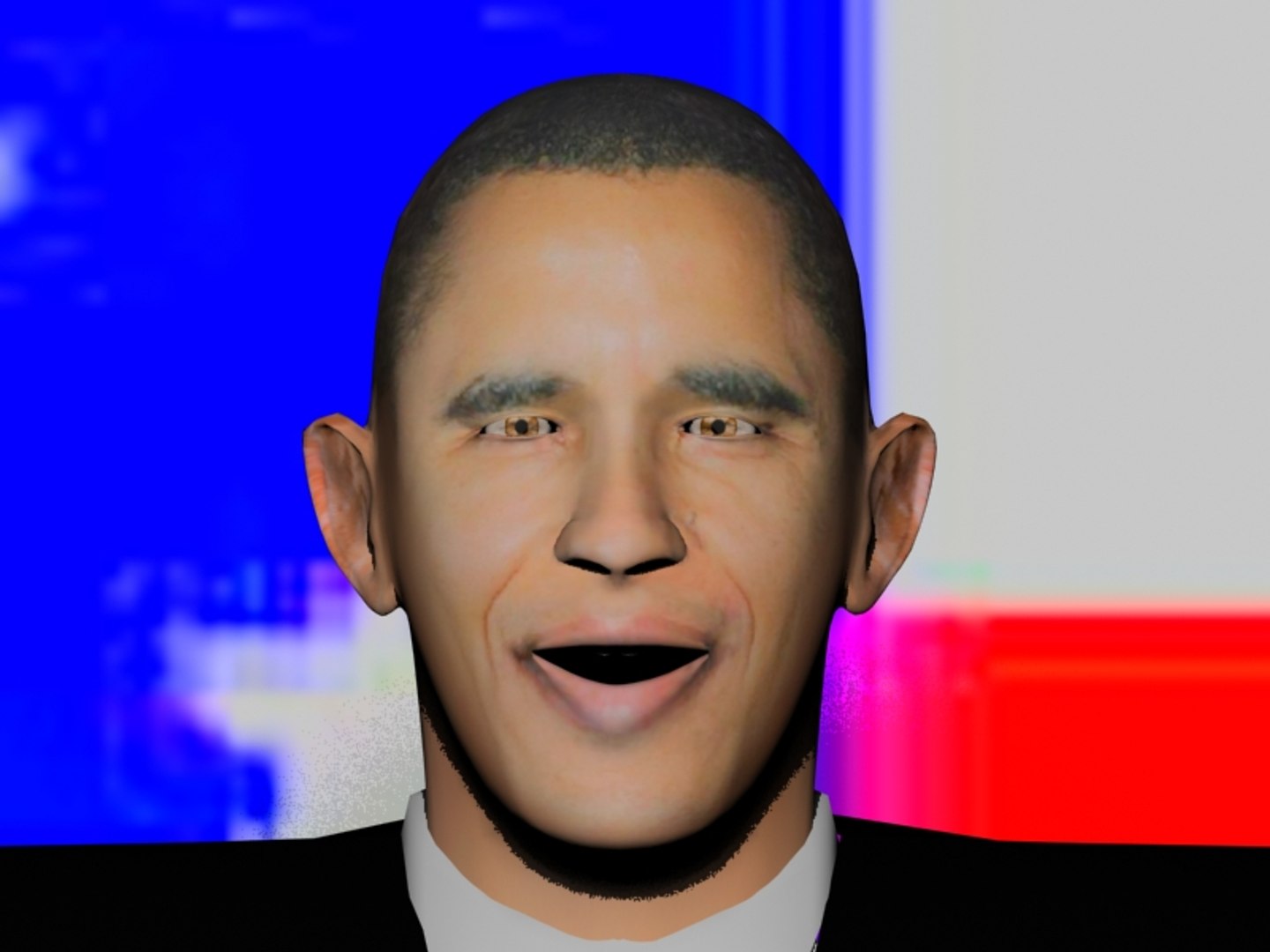 3d Model Of Barack Obama