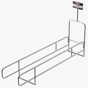 Shopping Cart Return Station model