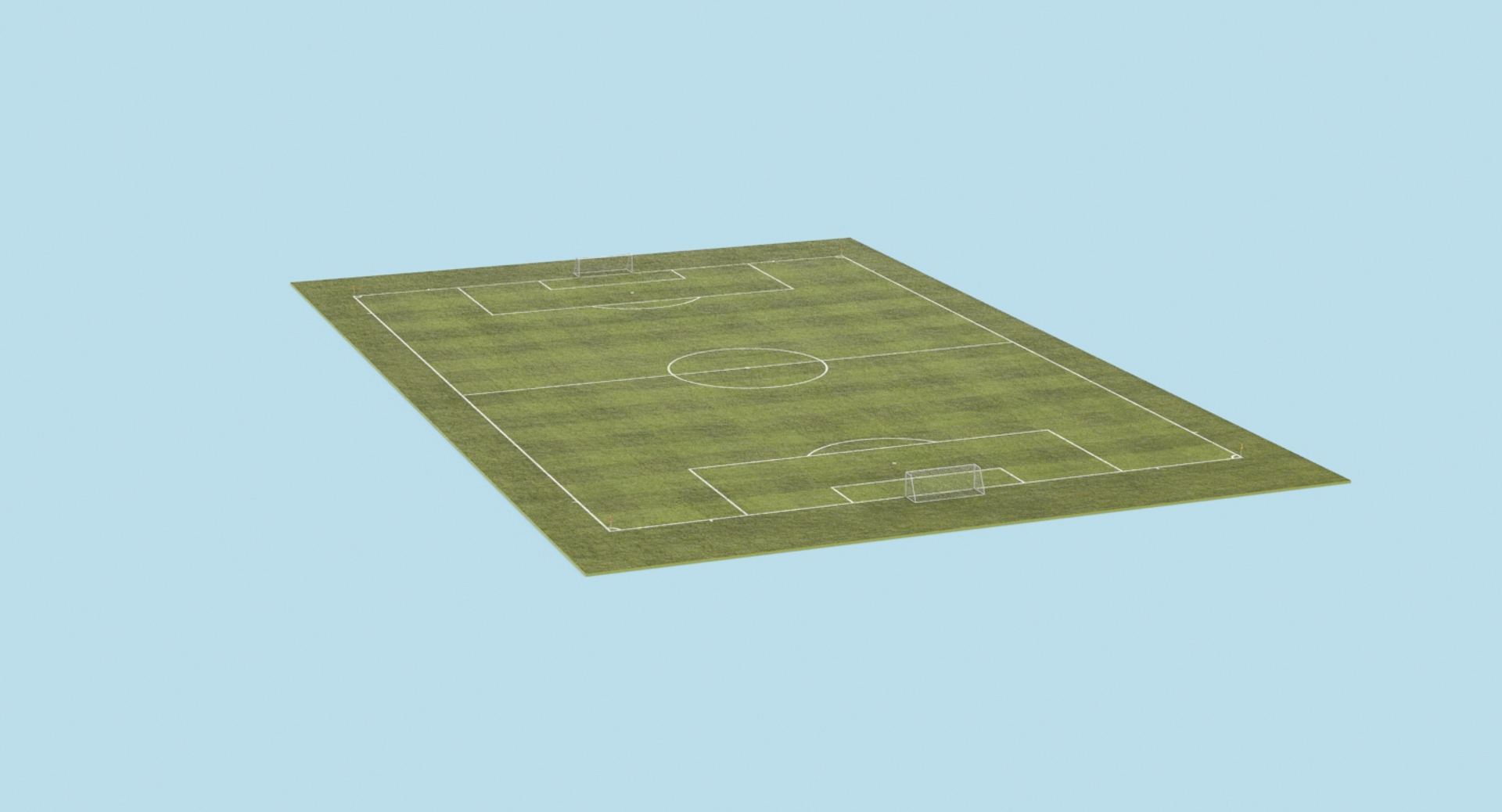 3D Soccerfield Model TurboSquid 1317200