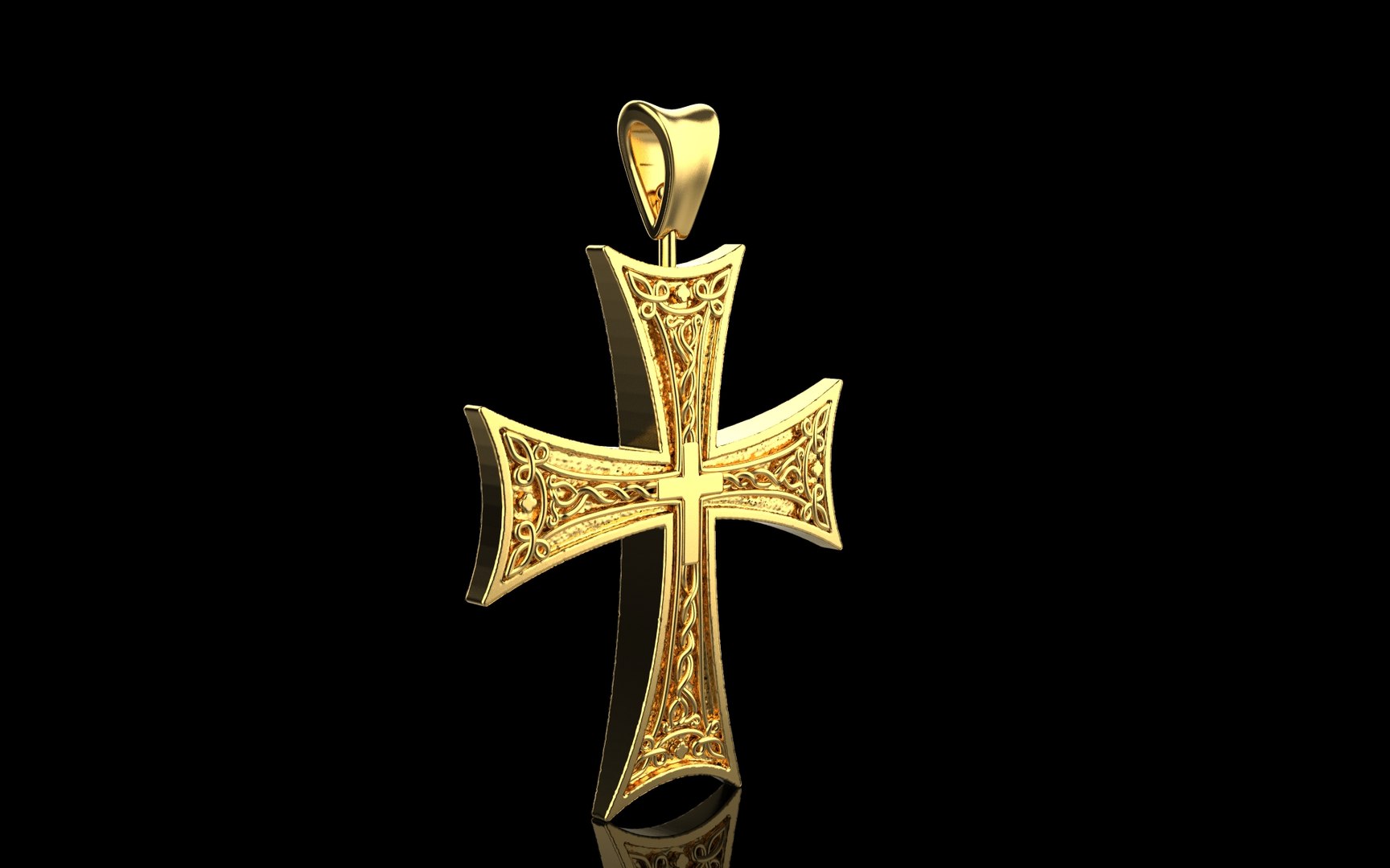 3D Cross 1829 model - TurboSquid 2120485