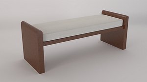 bench bedroom 3d max