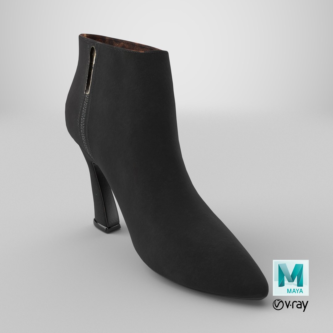 3D Pointed Toe  Ankle Boot model https://p.turbosquid.com/ts-thumb/pE/X6FIdi/K3/stemcell_maya_vray_render/png/1765911601/1920x1080/fit_q87/d4f758be88ef7e73b67832f1dad4a2dd1a411602/stemcell_maya_vray_render.jpg