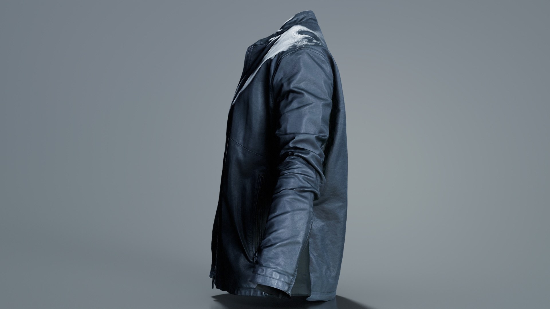 Leather Jacket Open Remastered Model - TurboSquid 2360712