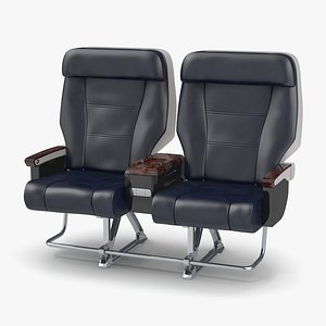 class passenger double aircraft seat model